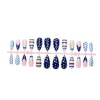 Press-On Nails Trendy Patterns Easy Peel-Off Multiple Sizes