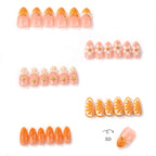 Press-On Nails Tropical Fruit & Floral Adhesive Fit