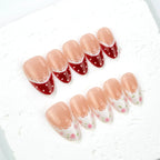 Press-On Nails Vintage Floral & Polka Dot Easy-Apply Tabs