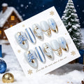 Press-On Nails Winter Designs Easy Application & Comfortable Fit