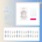 Press-On Nails Winter Designs Easy Application & Comfortable Fit