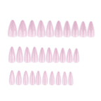 Press-On Stiletto Nails Shimmering Glitter Long-Lasting & Easy Application