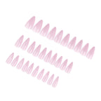Press-On Stiletto Nails Shimmering Glitter Long-Lasting & Easy Application