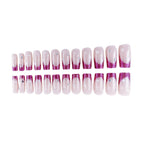 Press-On Stiletto Nails Sparkling Gradient Tips & Adhesive Backing