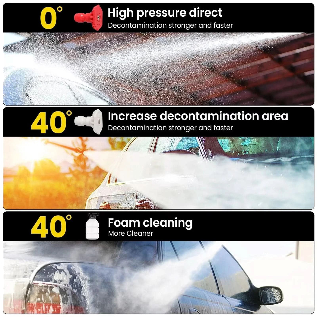 Pressure Washer Cordless 30 Bar Portable