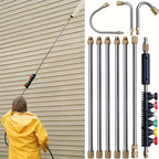 Pressure Washer Extension Kit Stainless Steel 24-Foot Reach