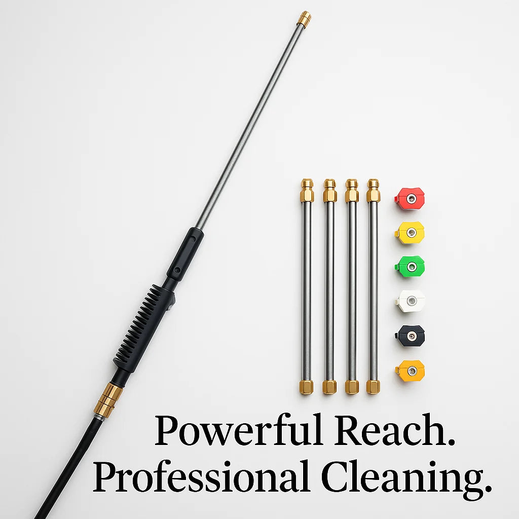 Pressure Washer Extension Kit Stainless Steel 24-Foot Reach