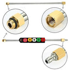 Pressure Washer Wand Set 4000 PSI Brass & Stainless