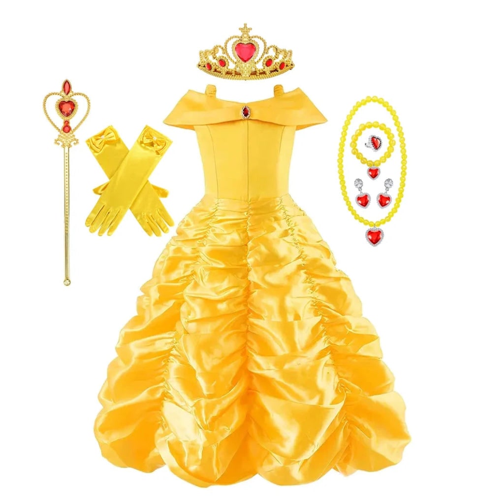Princess Ball Gown Tulle Skirt & Lace Bodice