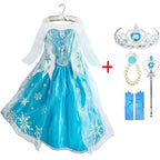 Princess Costume Set Blue Sparkle Tiara & Wand