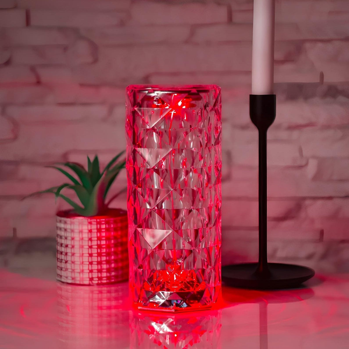 Prism Color-Changing Rechargeable Touch & Remote Table Lamp