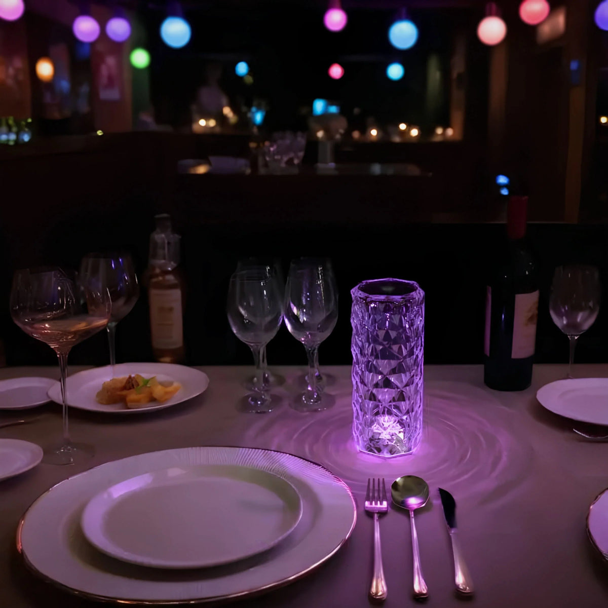 Prism Color-Changing Rechargeable Touch & Remote Table Lamp