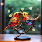 Prism Glass Light-Scattering Window Bird (Ready-To-Hang)