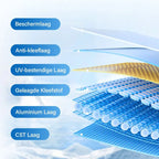 Privacy Window Film Reflective Heat-Blocking UV Protection