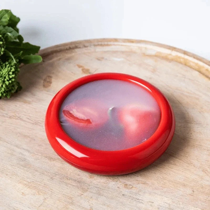 Produce Storage Box Stretch-Fit Lid Rounded Stable Base
