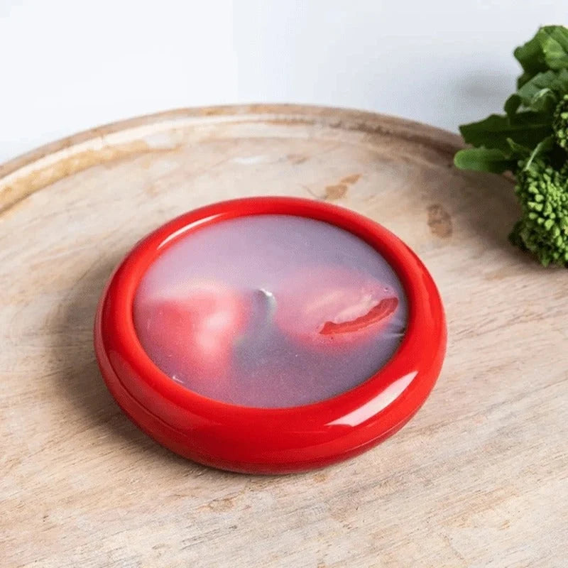 Produce Storage Box Stretch-Fit Lid Rounded Stable Base