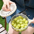 Produce Storage Container Draining Lid & Colander