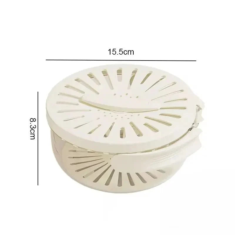 Produce Storage Container Draining Lid & Colander