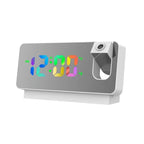 Projection Alarm Clock Rotating 180° Dimmable LED Dual Alarms