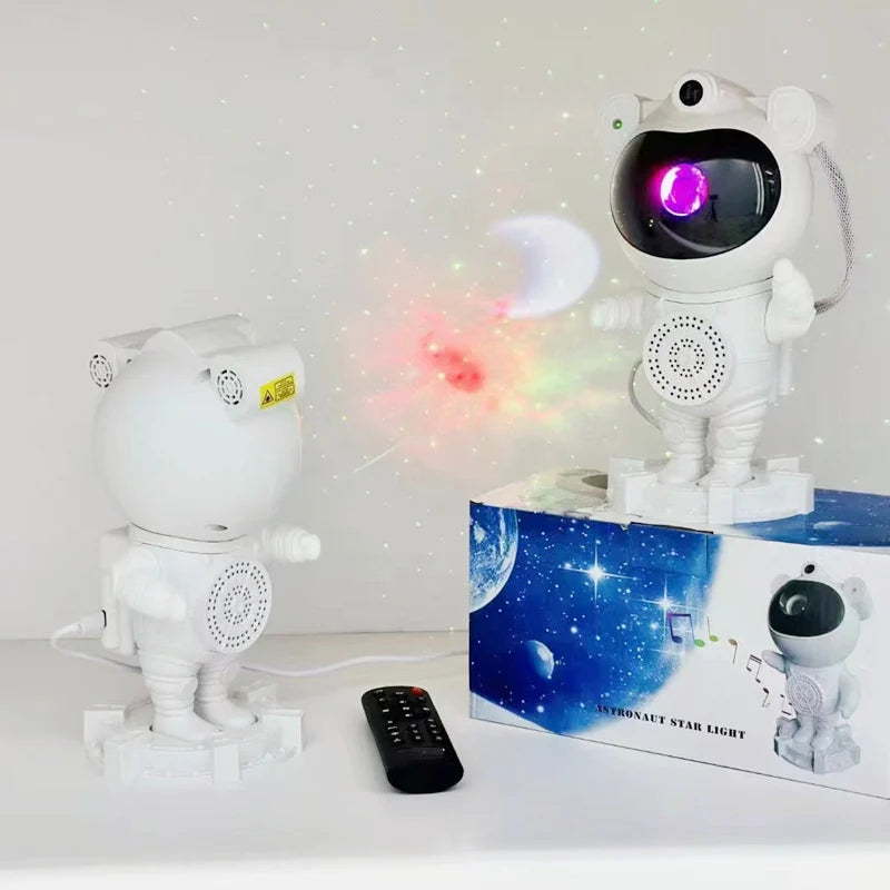 Projection Lamp Astronaut & Starry Sky Bluetooth Music USB-Powered