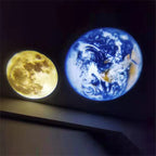 Projection Lamp Moon & Earth Dual Film USB Powered