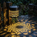 Projection Light Solar Mandala Automatic Dusk Sensor