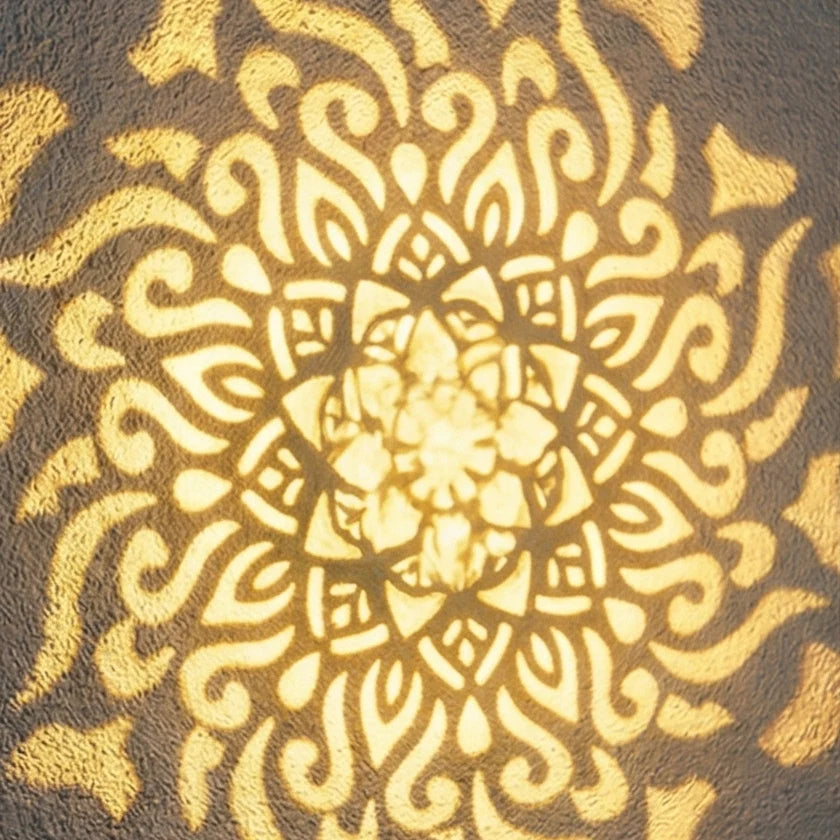 Projection Light Solar Mandala Automatic Dusk Sensor