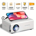 Projector 720P LED Portable Wireless HDMI & USB