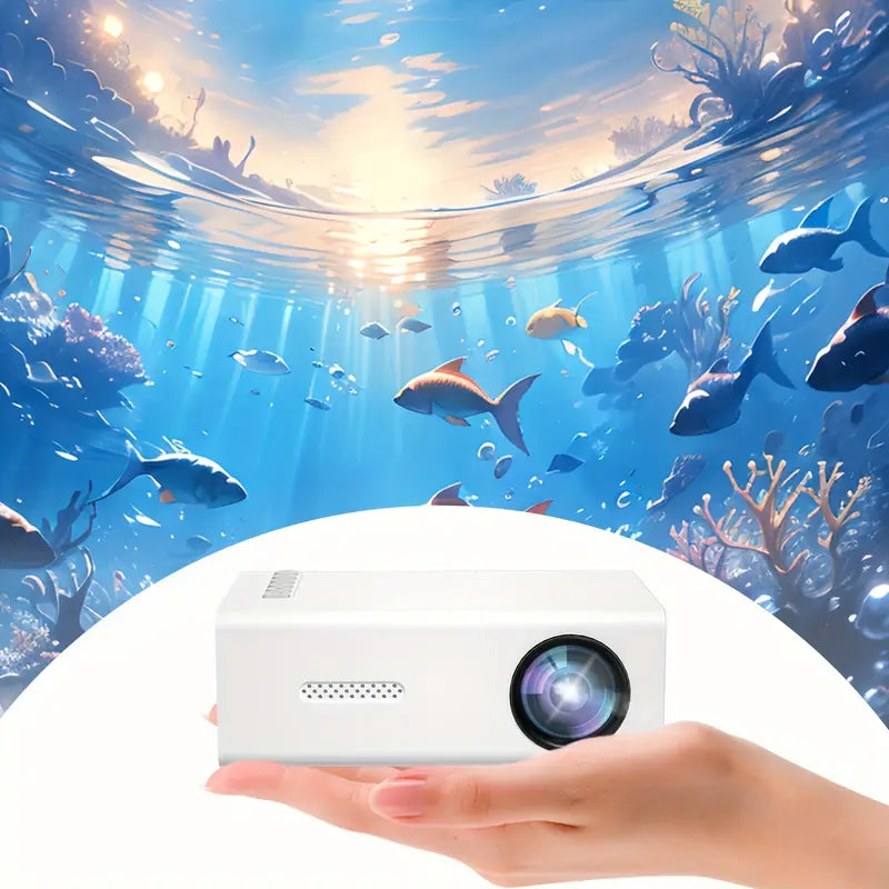 Projector 720P LED Portable Wireless HDMI & USB