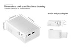 Projector 720P LED Portable Wireless HDMI & USB