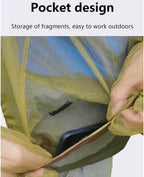 Protective Fly Suit Breathable Mesh Full-Body Quick-Fold