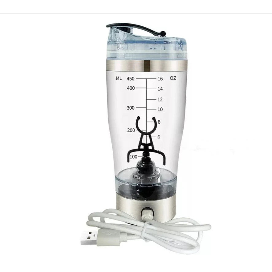 Protein Shaker Bottle Motorized Vortex USB Rechargeable BPA-Free