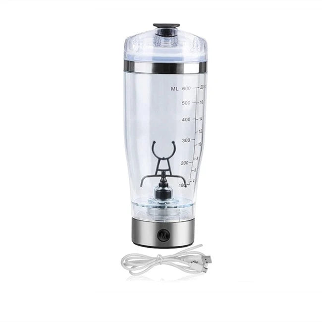 Protein Shaker Bottle Motorized Vortex USB Rechargeable BPA-Free