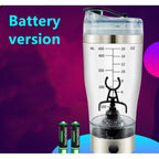 Protein Shaker Bottle Motorized Vortex USB Rechargeable BPA-Free