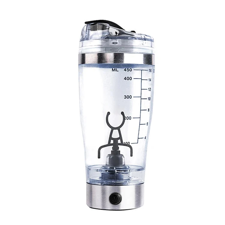 Protein Shaker Bottle Motorized Vortex USB Rechargeable BPA-Free