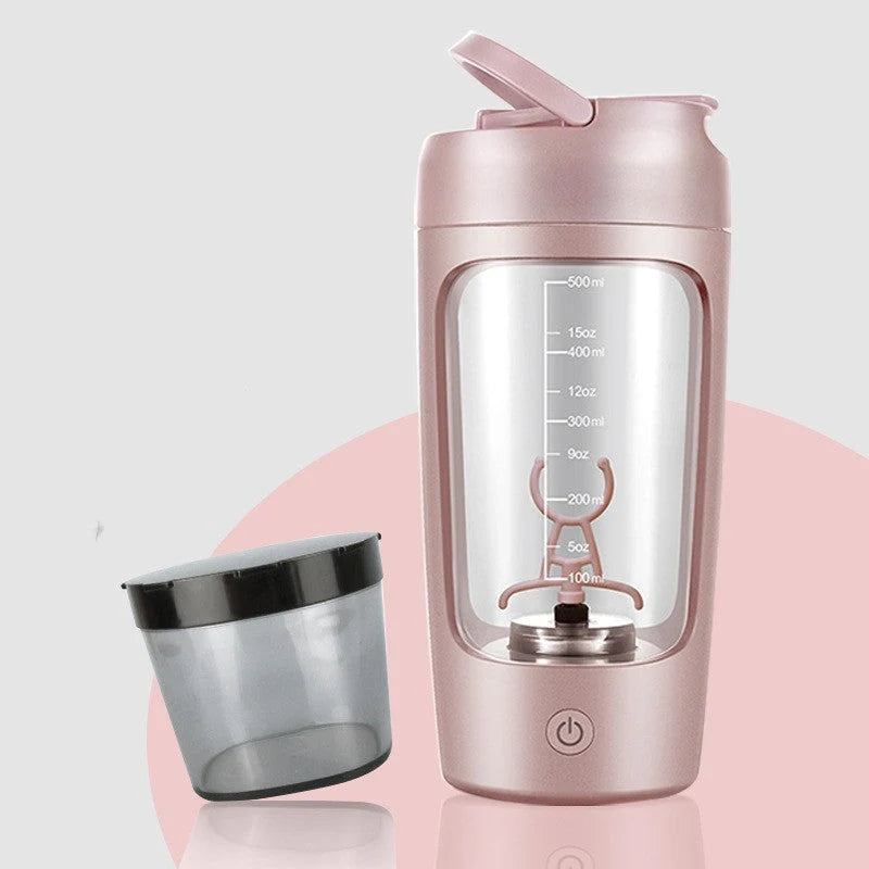 Protein Shaker USB Rechargeable Cyclone Mixing Leak-Proof & BPA-Free