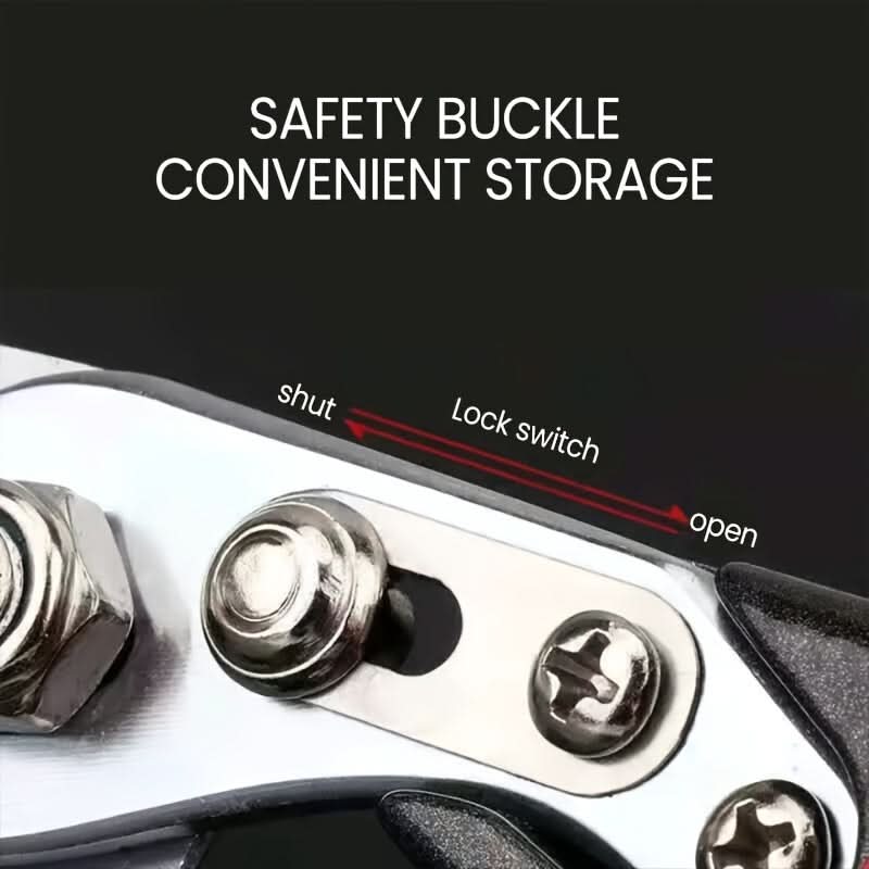 Pruning Shears Reinforced Steel Precision Blade Non-Slip Handle