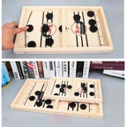 Puck Game Two-Player Solid Wood & Smooth Glide