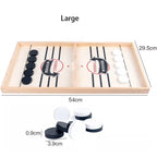 Puck Game Two-Player Solid Wood & Smooth Glide
