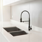 Pull-Down Kitchen Faucet Three-Way Purified Water Dual-Handle