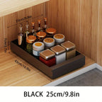 Pull-Out Cabinet Organizer Smooth-Glide Rust-Resistant Metal Space-Saving