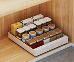 Pull-Out Cabinet Organizer Smooth-Glide Rust-Resistant Metal Space-Saving