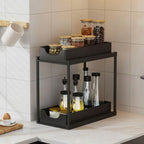 Pull-Out Cabinet Shelf Smooth-Glide Reinforced Steel