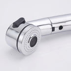Pull-Out Shower Faucet 360° Swivel Adjustable Height Dual Modes