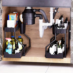 Pull-Out Storage Rack Multilayer Ventilated Space-Saving