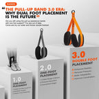 Pull-Up Assist Band Double-Foot Support & Reinforced Steel Hooks