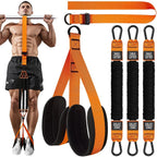 Pull-Up Assist Band Double-Foot Support & Reinforced Steel Hooks