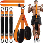 Pull-Up Assist Band Double-Foot Support & Reinforced Steel Hooks
