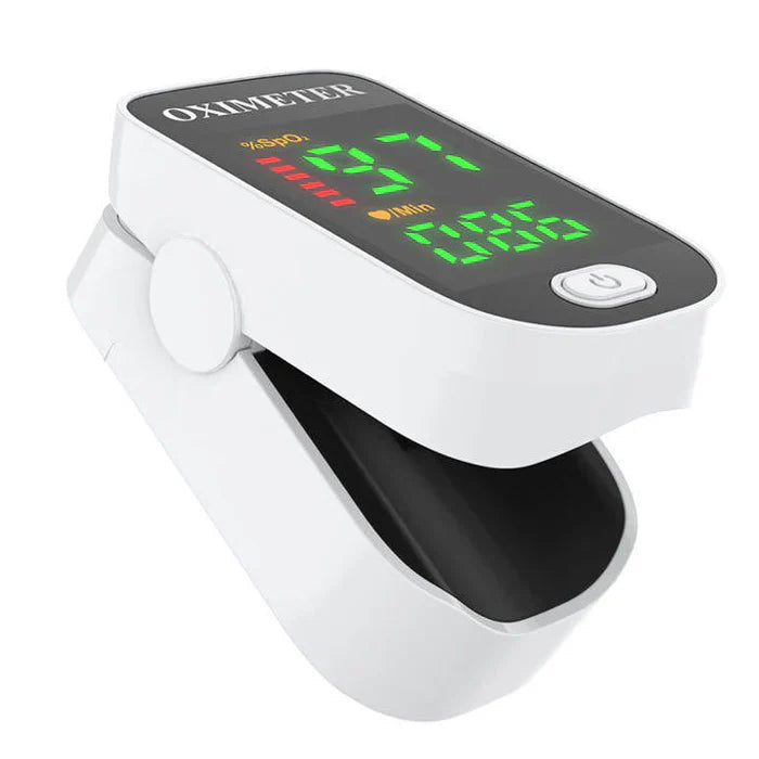Pulse Oximeter Bright LED Display Non-Invasive Portable