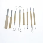 Pumpkin Carving Kit Stainless Steel Blades & Wooden Handles